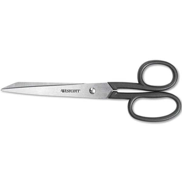 Westcott Kleencut Shears, Left/Right Hand, 8", Blk 19018